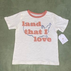 Little Co patriotic kids tee NWT